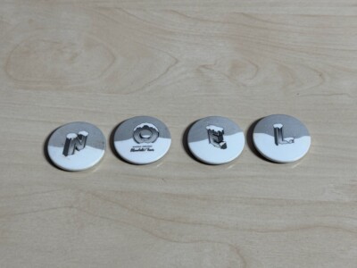 Set of 4 x Pin Badges NOEL by Boomfield/Travis 1970s Promo Reggae Ska New Wave