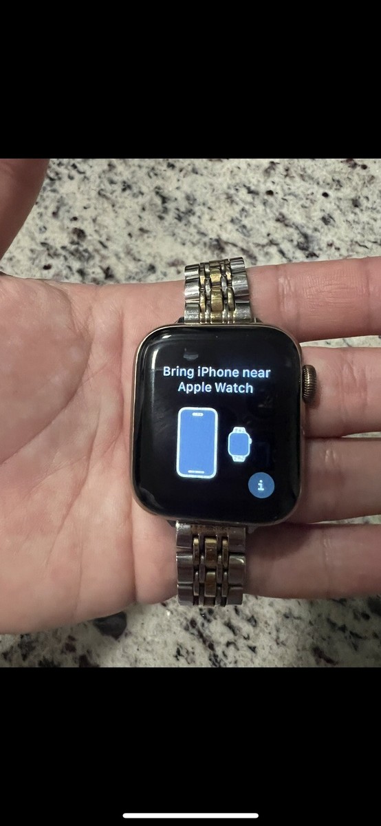 Buy Apple Watch Series 40 mm Gold Stainless Steel Case with Gold