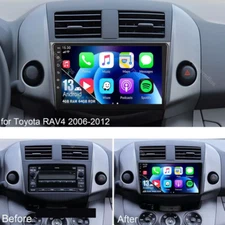 For 2006-2012 Toyota RAV4 Apple Carplay Car Stereo Radio GPS Android Octa Core