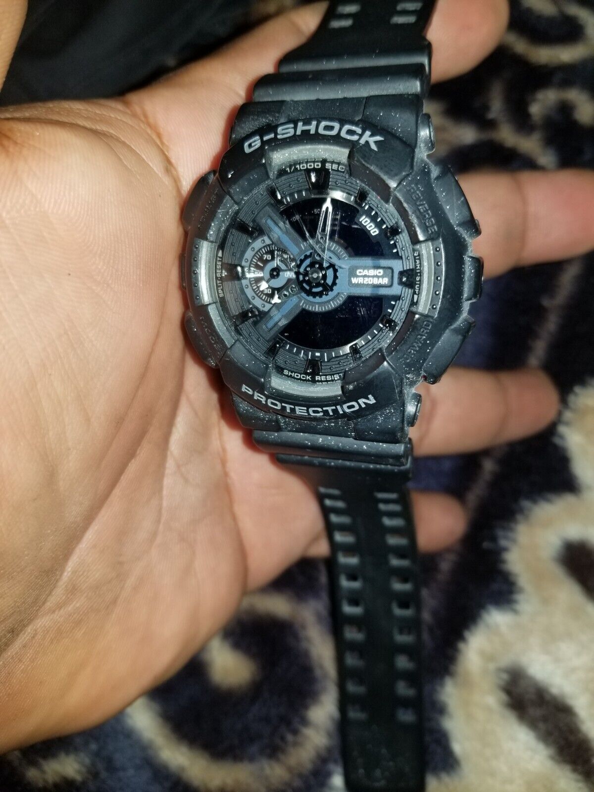 G Shock By Casio 5146 GA-110 Analog Digital illuminated Watch with a new  battery