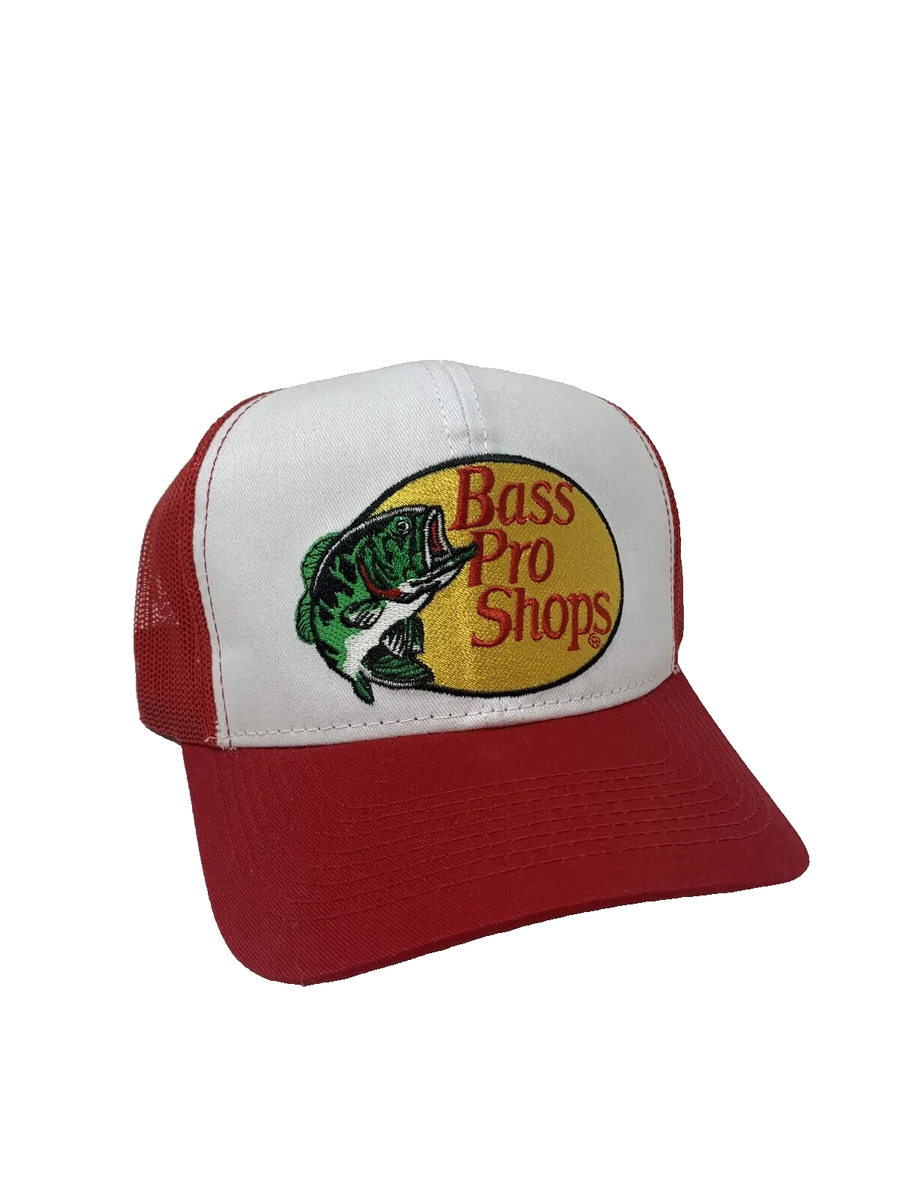 レア物 Bass Pro Shops キャップ (アメリカ購入品) Bass Pro Shops Leaping Bass Logo Cap - Red Trucker Hat | eBay