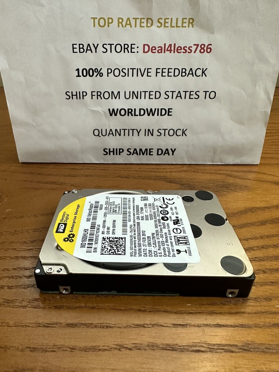 NEW ZERO HOURS**-WD1600HLHX Original WD 160GB SATA 10K 6GBPS NEW ZERO HOURS**-WD1600HLHX Original WD 160GB SATA 10K 6GBPS