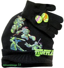 Nickelodeon Teenage Mutant Ninja Turtles Boys Hat  Gloves 2 Piece Set
