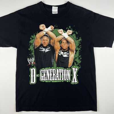WWE D-Generation X Wrestling T Shirt  Shawn Michaels Triple H Youth XL VTG Y2K