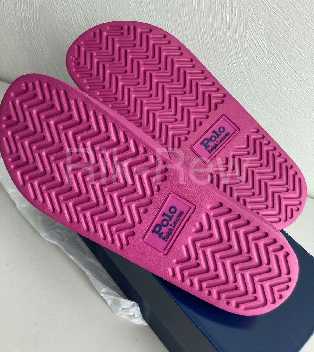 Polo Ralph Lauren Pool Pony Slide Sandals Men Size 11 Vivid  display picture 3