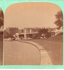 BOSTON, MA PARK BRIDGE BOAT - RARE! Photo Stereoview