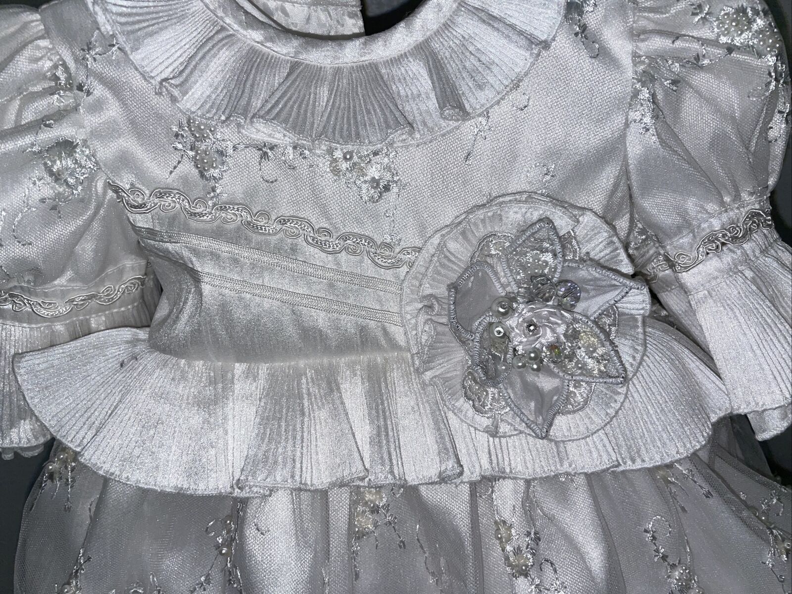 2PC GOWN & DRESS~STUNNING FANCY BABY Christening … - image 21