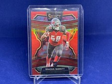 SHAQUIL BARRETT 2019 PANINI SELECT CONCOURSE RED PRIZM ROOKIE RC #D 8/99