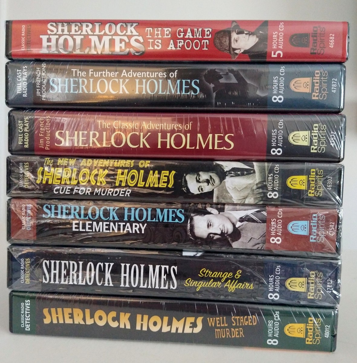 Radio Spirits SHERLOCK HOLMES CD Sets, Jim French Full Cast Radio