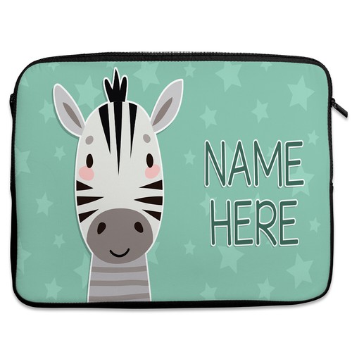 Personalised Laptop Case Cute Animals Tablet Cover Sleeve Universal Bag Gift - Picture 68 of 72