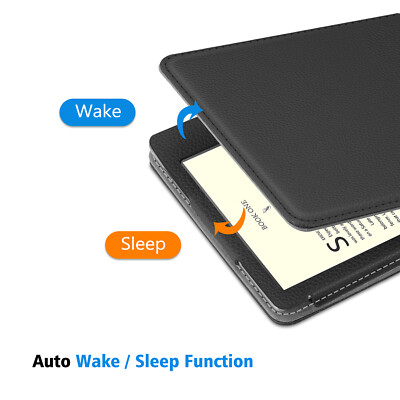 Custodia Kindle Oasis 10° Gen - Cover In Microfibra Blu Kwmobile - Foto 2