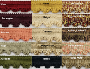 trim fringe loop scalloped yards decorative options many