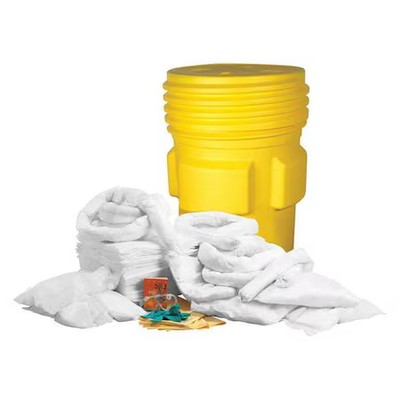 Condor 35Zt02 Spill Kit, 55 Gal Volume Absorbed Per Kit, 65 Gal Capacity, Drum