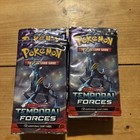 Lot de travaux Pokémon Forces Temporales packs ouverts - 20+ packs