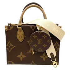Louis Vuitton On the Go Brown Monogram Giant Reverse Canvas Handbag