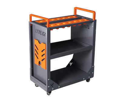 Mobile CNC Tool Rack for CAT 40 & HSK63 - Easy Storage Solution