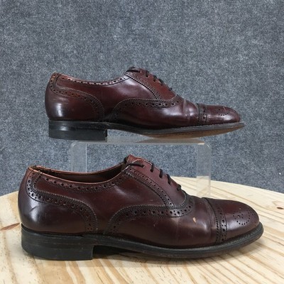 Hanover Brown Red Wingtip Oxford Dress Shoes s-l400.jpg main image 4