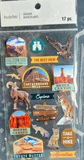 Recollections MT ZION BRYCE CANYON Scrapbooking Stickers 