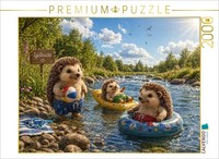 Calvendo Puzzle Summer In Hedgehog Cove | 2000 Pieces, Finished Size 35.4 × 26.4