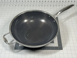 HexClad Hybrid Nonstick 12-in Wok Frying Pan (No Lid) - Used!!!