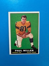 1961 Topps Football Paul Miller 137 EX Low Shipping Fee & Combine