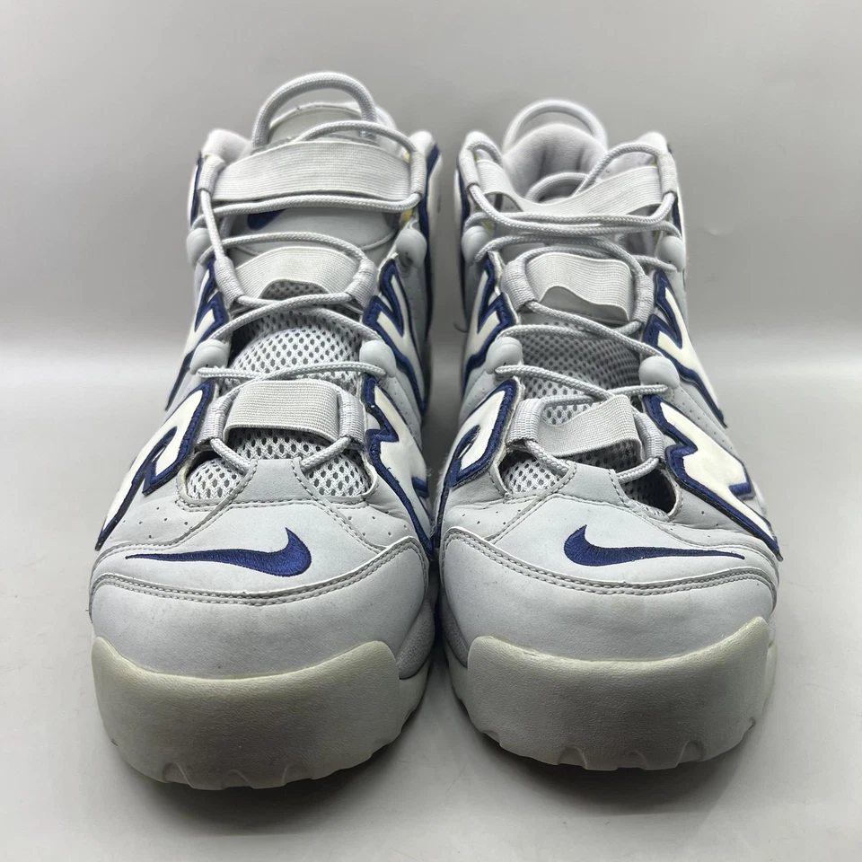 Nike Air More Uptempo QS NYC Sneakers Men Size 14 Gray Basketball Mid Top Shoes - Image 2 of 4