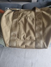 Lacoste Nylon Tote Bag with Cross Body Shoulder Strap In Beige Colour