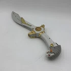 Vintage 1994 Mighty Morphin Power Rangers White Ranger Saba Talking Sword Works
