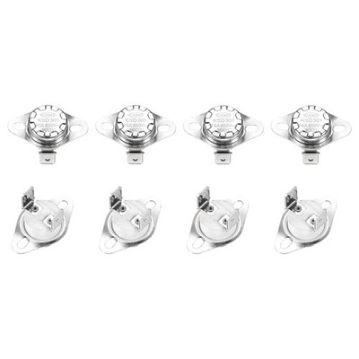 KSD301 Thermostat 100°C/212°F 16A N.C Adjust Snap Disc Temperature Switch 8 Pcs