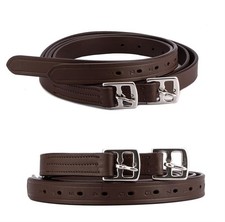 46 / 48 / 54 / 56" / 60 English Premium Leather Stirrup Leathers /Adult H...