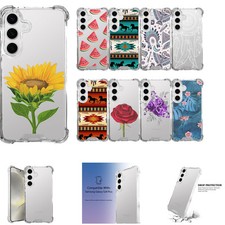 Case For Samsung S24 FE CRYSTAL CLEAR Fiber SET11 Unique Slim Flexible