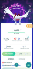 Pok mon Shiny LUGIA from 2021 caught 2021 - 20k stardust - PTC MINI ACC