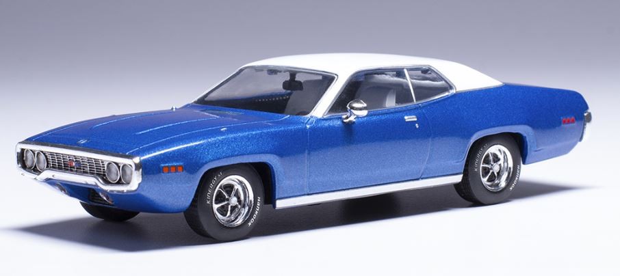 PLYMOUTH Satellite Sebring 1971 IXOMODELS Décoration Vintage Idéale pour Bureau et Salon 1/43