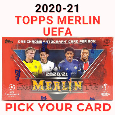 2020-21 Topps Merlin UEFA - Pick Your Card 1-100 COMPLETE YOUR SET