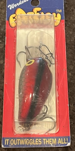 Worden's Fatfish 1/2oz RED BLACK Fish Lure Trolling Plug NEW USA