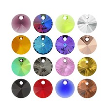 Swarovski Crystals 6428 XILION Rivoli Pendants - Jewelry Making, Necklaces