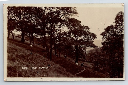 England, Yorkshire: Robin Hood, Clayton. Gestempelt Clayton, Bradford, 1906.