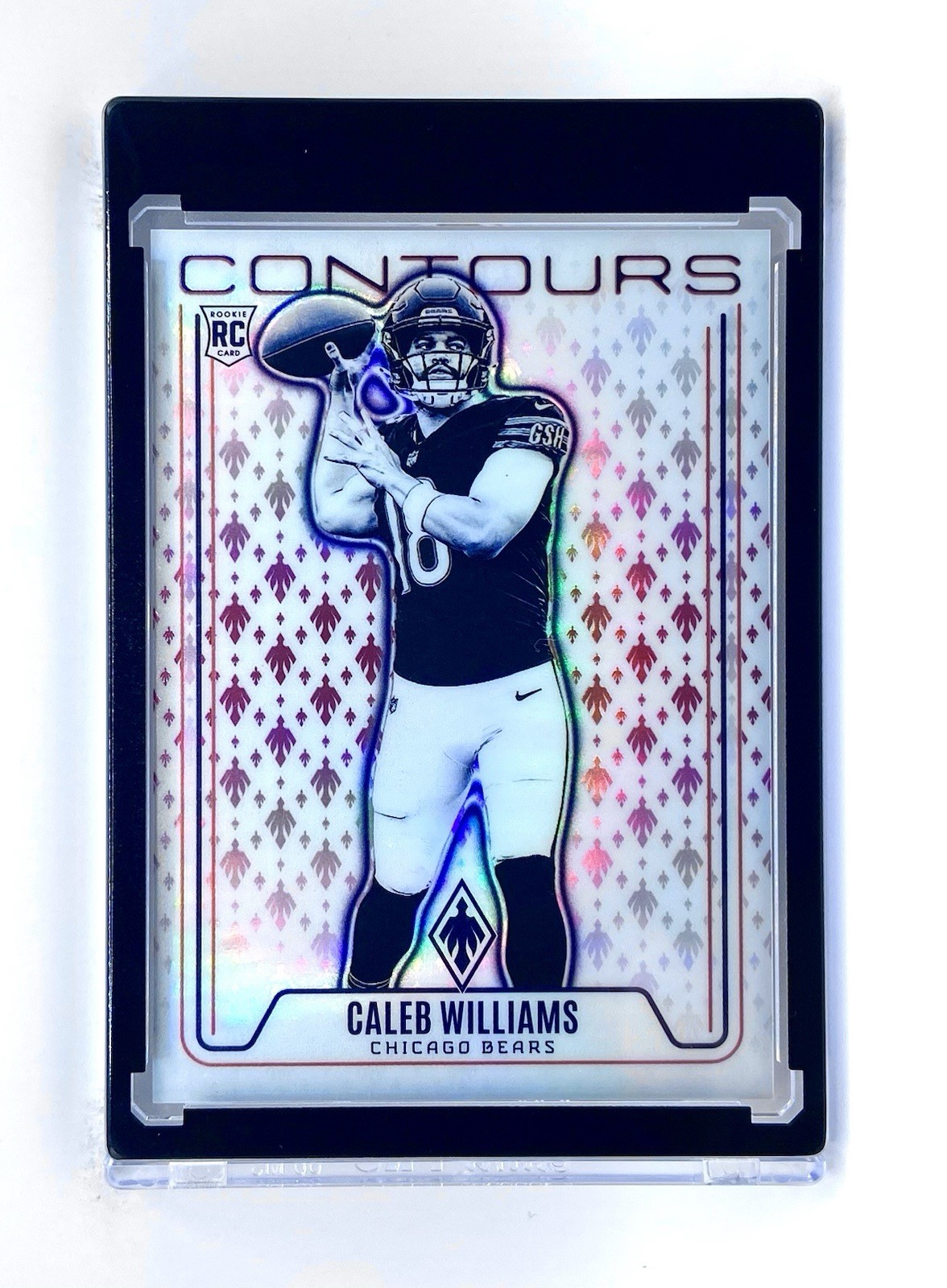 2024 Panini Phoenix Caleb Williams Contours Red /99 Rookie RC SP Bears #CON-CWS