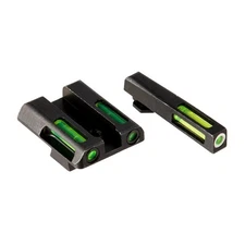 Hiviz Lite Wave day/Night Sights Fits Glock 42/43 Tritium/Fiber Optic - GLN321