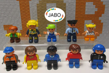 (C 2/3) Lego Duplo 10 personaggi bambini donne uomini