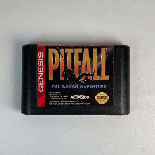 Pitfall: The Mayan Adventure (Sega Genesis, 1994) Authentic Cartridge Only