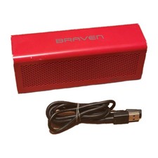 Braven 570 Red HD Wireless Bluetooth Speaker Speakerphone Phone USB Charger Port