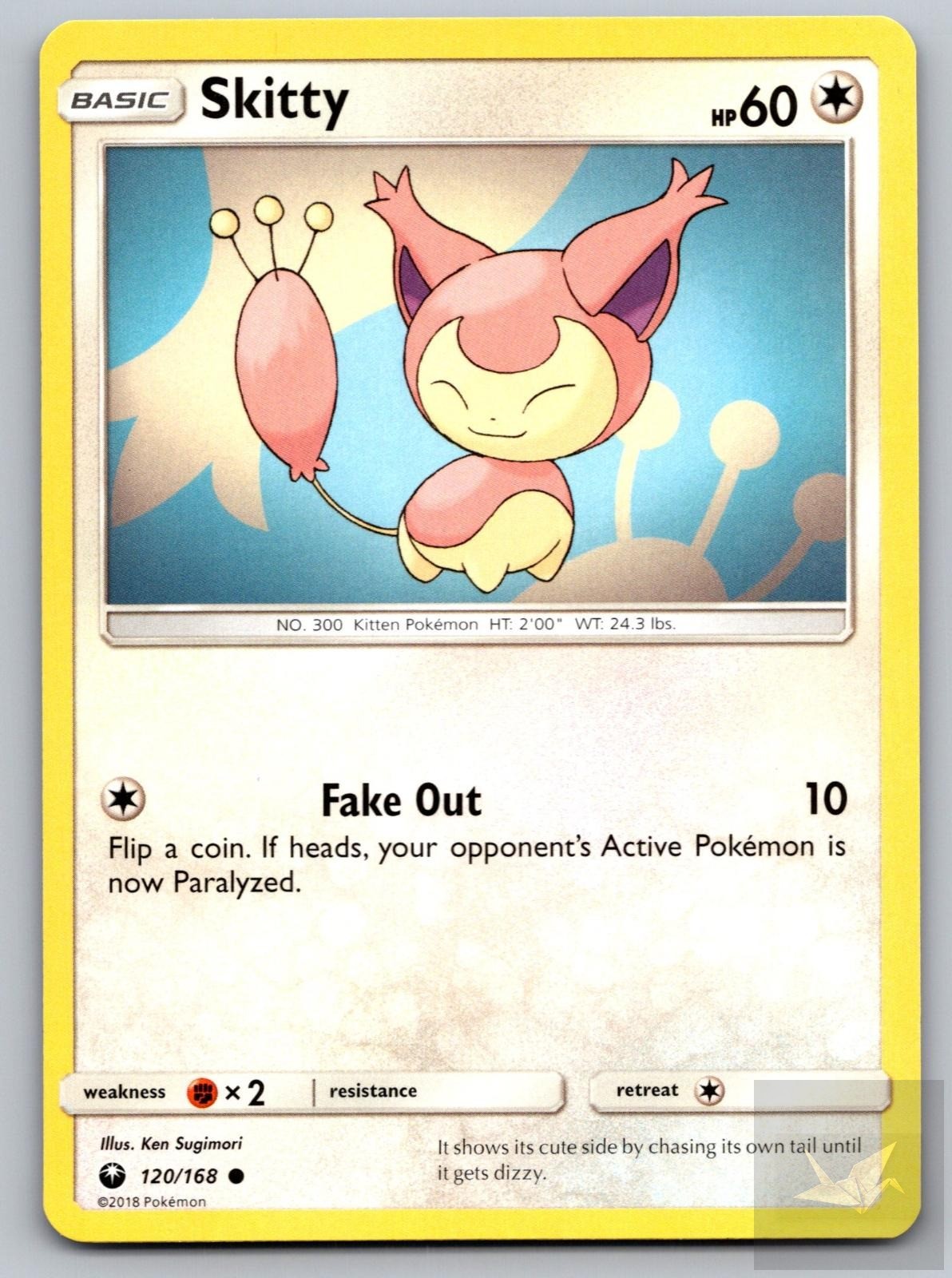 Skitty 120/168 Common Celestial Storm Pokemon Near Mint