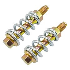 2PCS M10 1.25 Car Exhaust Spring Bolt Nut Kit with Nuts Gaskets Universal RV SUV