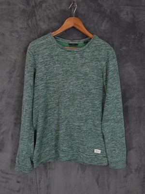 Scotch & Soda Pullover Herren XL Grau Sweatshirt Pulli Meliert Gym Running Y2K