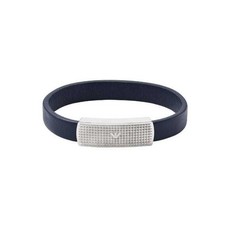 Emporio Armani Bracelet EGS2987040 Blue Leather Stainless Steel