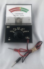 VINTAGE RADIO SHACK MICRONTA 22-030 BATTERY TESTER w/ 15v 22.5v NICE CONDITION