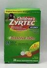 Exp 5/26 Zyrtec Children's Allergy Dissolve Tabs 24 Tablets Exp 5/26