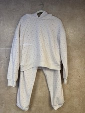 Preowned No Boundaries Cream Sweatsuit Outfit Size XL Item PHK7745