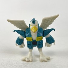 #4 Colonel Bird Battle Beasts 1987 Hasbro Takara Figure W/ WORKING RUB STICKER